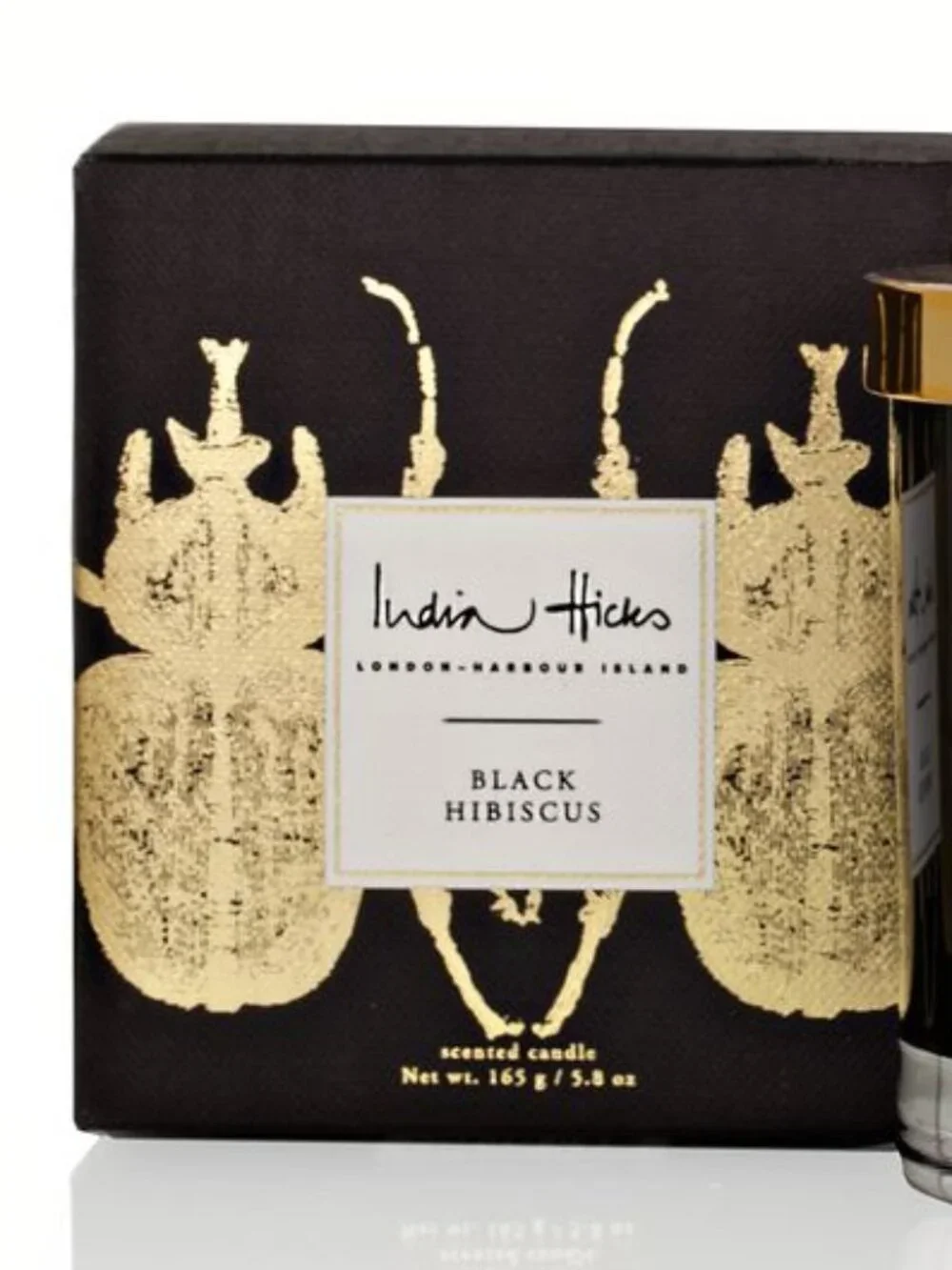 India Hicks Black Hibiscus Candle